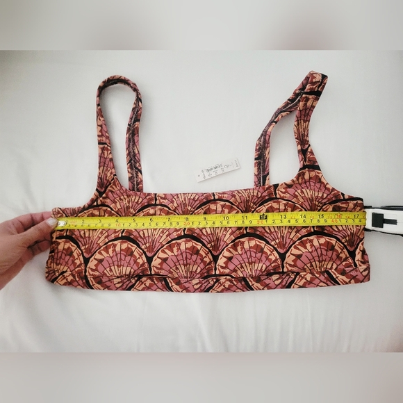 🐙MADEWELL SECOND WAVE BALCONETTE BIKINI SET IN PAINTED SEASHELLS SIZE XL - Picture 13 of 16